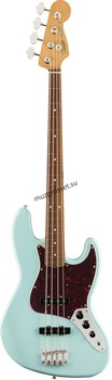 FENDER VINTERA '60S JAZZ BASS®, PAU FERRO FINGERBOARD, DAPHNE BLUE 4-струнная бас-гитара, цвет голубой, в комплекте чехол - фото 166318