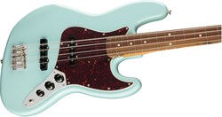 FENDER VINTERA '60S JAZZ BASS®, PAU FERRO FINGERBOARD, DAPHNE BLUE 4-струнная бас-гитара, цвет голубой, в комплекте чехол - фото 166319