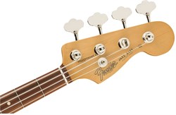 FENDER VINTERA '60S JAZZ BASS®, PAU FERRO FINGERBOARD, DAPHNE BLUE 4-струнная бас-гитара, цвет голубой, в комплекте чехол - фото 166323