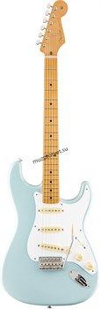 FENDER VINTERA '50S STRATOCASTER®, MAPLE FINGERBOARD, SONIC BLUE электрогитара, цвет голубой, в комплекте чехол - фото 166353