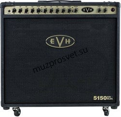 EVH 5150III 50W EL34 212 CMB BLK 230V EUR ламповый комбоусилитель, 50 Ватт, динамик 2х12' - фото 166471