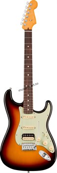 FENDER American Ultra Stratocaster® HSS, Rosewood Fingerboard, Ultraburst электрогитара, цвет санберст, в комплекте кейс - фото 166853