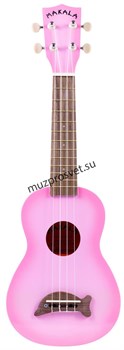 KALA MK-SD/PKBURST MAKALA PINK BURST DOLPHIN UKULELE укулеле сопрано, цвет Pink Burst - фото 167047