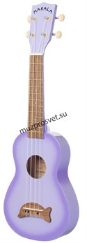 KALA MK-SD/PLBURST MAKALA PURPLE BURST DOLPHIN UKULELE укулеле сопрано, цвет Purple Burst - фото 167057