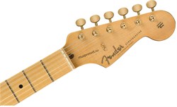 FENDER 2019 VINTAGE CUSTOM 1957 STRAT® NOS, MAPLE FINGERBOARD, AGED WHITE BLONDE электрогитара, цвет винтажный белый - фото 167215