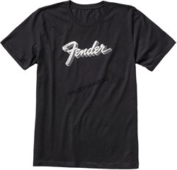 FENDER 3D LOGO T-SHIRT, BLACK XL футболка, цвет чёрный, размер XL - фото 167379