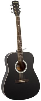ROCKDALE AURORA 120-BK-S гитара типа дредноут с анкером, верхняя дека - ель, нижняя дека и обечайки - агатис, гриф - клен, накл - фото 168367