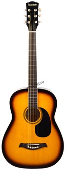 ROCKDALE FOLK NOVEL 110-SB фолк гитара с анкером, верхняя дека - агатис, нижняя дека и обечайки - агатис, гриф - клен, накладка - фото 168381