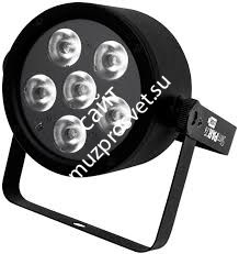 CHAUVET-DJ SlimPAR T6 USB светодиодный прожектор направленного света типа LED PAR 6x3Вт RGB c DMX, D-Fi и ИК управлением. - фото 18435