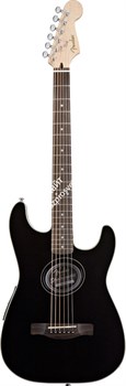 Fender Stratacoustic Black электроакустическая гитара - фото 18731
