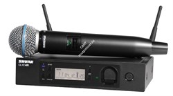SHURE GLXD24RE/B58 Z2 2.4 GHz цифровая радиосистема GLXD Advanced с капсюлем динамического микрофона BETA 58 - фото 18918