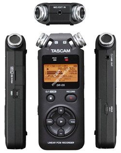 TASCAM DR-05V2 портативный цифровой диктофон PCM/MP3 - фото 18946