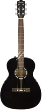FENDER CT-60S BLK Акустическая гитара с уменьшенной мензурой (тревел), топ массив ели, цвет черный - фото 18999
