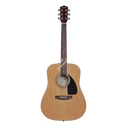 FENDER FA-115 DREADNOUGHT PACK, NAT комплект: акустическая гитара, струны, ремень, медиаторы - фото 19003