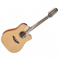 TAKAMINE PRO SERIES 3 P3DC электроакустическая гитара типа DREADNOUGHT CUTAWAY с кейсом, цвет натуральный - фото 19148