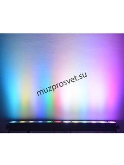 Led bar 12x10
                Прожектор Led bar 12x10
Прожектор, 12 шт светодиодов по 10 Вт  RGBWA. Угол луча 17° (опционально 25°). Управление: DMX, звуковая активация, автоматический режим, master/slave. Габариты: 1057 х 70 х 169 мм. Вес 4,5 кг. - фото 191879