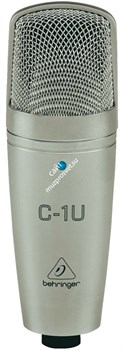 BEHRINGER C-1U cтудийный конденсаторный микрофон (кардиоида) с USB выходом и комплектом программного обеспечения - фото 19940