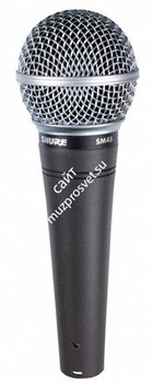 SHURE SM48S динамический кардиоидный вокальный микрофон (с выключателем) - фото 20000
