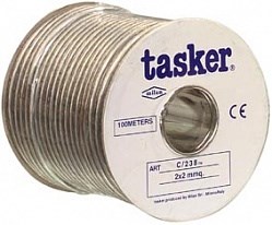 акустический кабель 2х2.00 мм2 , прозрачная изоляция, омедненный(катушка100м) - фото 200636