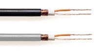 микрофонный кабель OFC 2х0.25 мм2, серого цвета - фото 200667