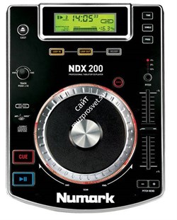 NUMARK NDX200, настольный CD-плеер, воспроизведение CD и CD-R дисков, большие колёса, Anti-Shock, seamless looping - фото 20093