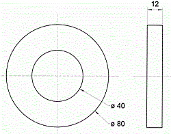 Головка динамическая ВЧ, 25 мм, 80 Watt (12 dB/Okt. 2000 Hz),>2000 Hz, 8 Ом, 92 дБ  (Art.1153) - фото 201124