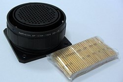 Разъем аудио серии MP-41, 150 обжимных контактов, гнездо на панель - фото 202105