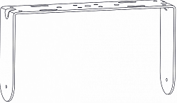 U-образный   кронштейн горизонтальный   для IP8-1153W - фото 202463
