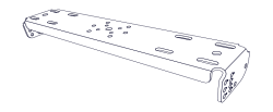 Адаптер "лира" для использования с облегченной рамой IV6-LAF-PBB(W). Цвет: черный - фото 202497