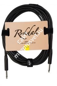 ROCKDALE IC002.20 Гитарный кабель с разъёмами TS моно для небалансных соединений, OFC, 64x0,12+20x0,12, длина 6,5 м - фото 20260