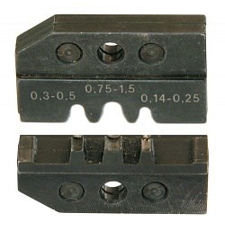 Сменные губки для  HX-R-BNC, для разъемов XLR с обжимными контактами серии XX-HA, 0.22 - 0.34мм? - фото 203164