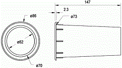 Труба фазоинвертора  (Art.5214) - фото 203184
