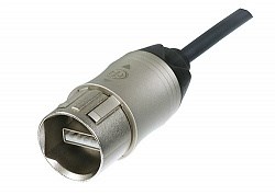 Кабель соединительный USB тип A - USB тип B, совместим с разъемом NAUSB-W, длина 1м - фото 203942