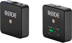 RODE Wireless GO ультракомпактная накамерная беcпроводная система со встроенным микрофоном в передатчик и возможностью подключения внешнего микрофона, разъём 3.5mm TRS , встроенные аккумуляторы, зарядка через разъём USB-C, габариты TX: 44 ? 45.3 ? 18.5 мм - фото 204025