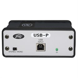 Peavey USB-P DI-box USB-аудиоинтерфейс  стерео DI-бокс - фото 205604