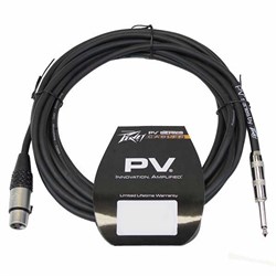 Peavey PV 10' HIGH Z MIC CABLE    4.6-метровый микрофонный кабель высокого сопротивления - фото 205850