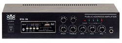 SVS Audiotechnik STA-60 Радиоузел, 100 В (4, 8, 16 Ом), усилитель мощности 60 Вт, MP3 плеер - фото 206818