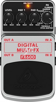 Behringer DIGITAL MULTI-FX FX600 педаль цифровых стереофонических эффектов для гитар, бас-гитар и клавишных - фото 21256