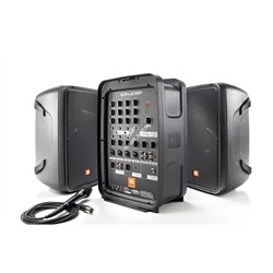 JBL EON208P - (МЕКСИКА) звукоусилительный комплект, АС 2х150 Вт, НЧ - 8", ВЧ - 1,1", 8 канальный мик - фото 21449