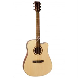 BEAUMONT DG80CE/NA - электроакустическая гитара с вырезом - фото 21505