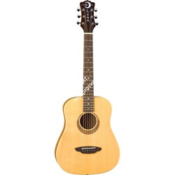 Luna SAF MUS SPR- акустическая гитара 3/4,ель, цвет натур.чехол в комплекте - фото 21555