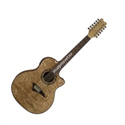 Dean EQA12 GN - электроакустическая 12стр гитара с вырезом, ясень, 4х полосный EQ, тюнер - фото 21885