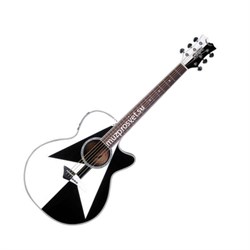 Dean MSP - электроакустическая гитара,25 1/2,EQ,тюнер,красное дерево,ель,цвет – черно-белый - фото 21895