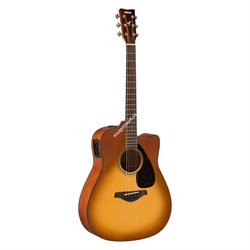 YAMAHA FGX800C SB - электроакустическая гитара с вырезом, цвет песочный санбёрст - фото 21944