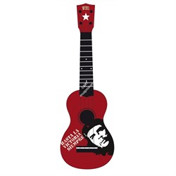 WIKI UK/CHE - гитара укулеле сопрано,липа ,образ Эрнесто Че Гевары,чехол в комплекте - фото 22154