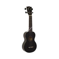 WIKI UK10G/BK - гитара укулеле сопрано, клен, цвет черный глянец, чехол в комплекте - фото 22163