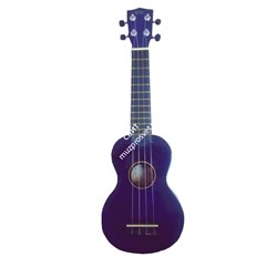 WIKI UK10G/VLT - гитара укулеле сопрано, клен, цвет - фиолетовый глянец, чехол в комплекте - фото 22169