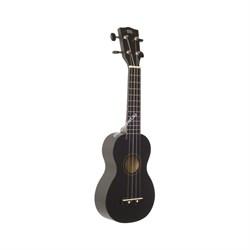 WIKI UK10S/BK - гитара укулеле сопрано, клен, цвет черный матовый, чехол в комплекте - фото 22172
