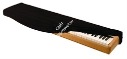 ONSTAGE KDA7061B - эластичная накидка "антипыль" для любых клавишных инструментов,  61-76кл, черная - фото 23130