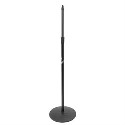 ONSTAGE MS9212 - микрофонная стойка, прямая, круглое основание, регулируемая высота,черная - фото 24084